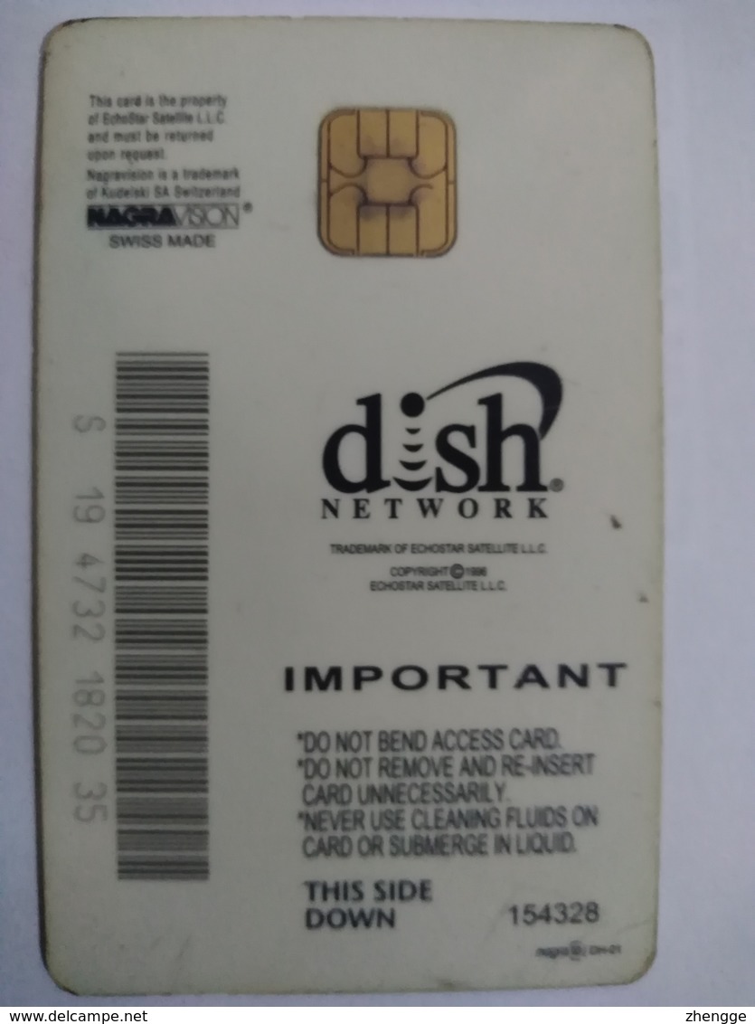 Switzerland , Satellite TV  Card , Dish Network, (1pcs) - Schweiz