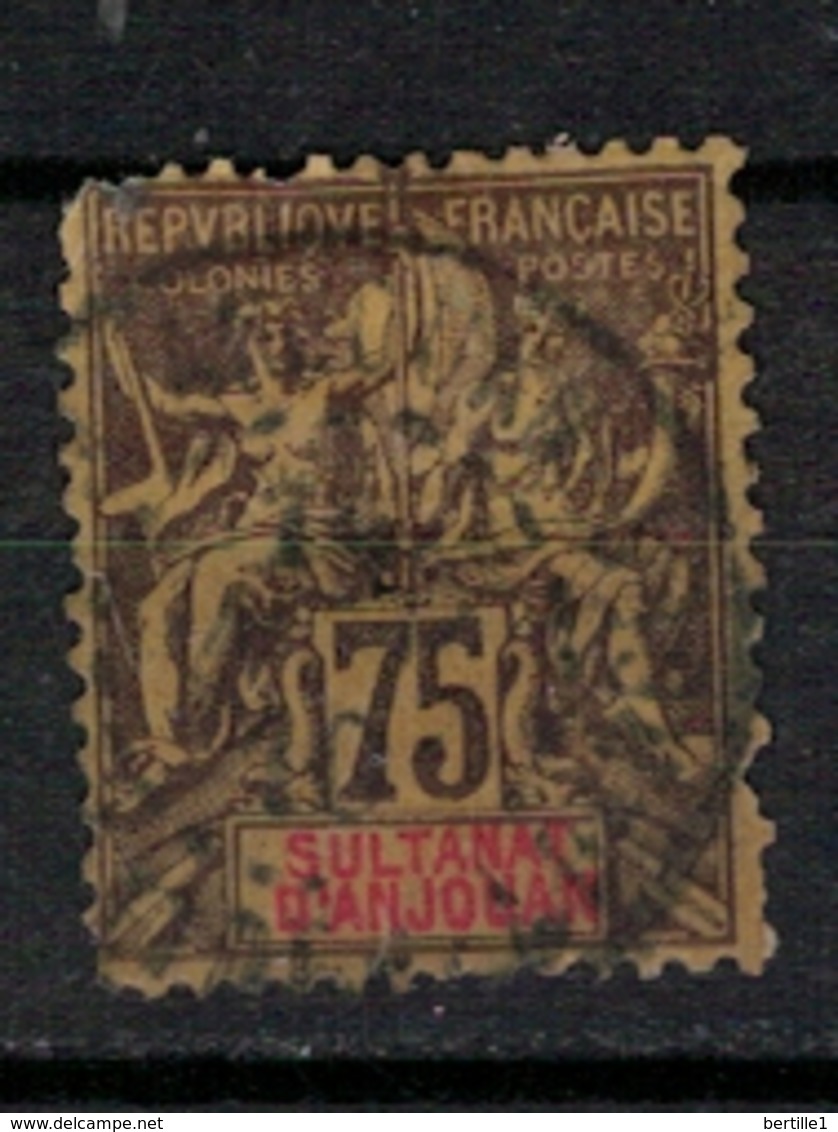 ANJOUAN        N°  YVERT  12 (2°choix) OBLITERE       ( Ob   5/55 ) - Used Stamps