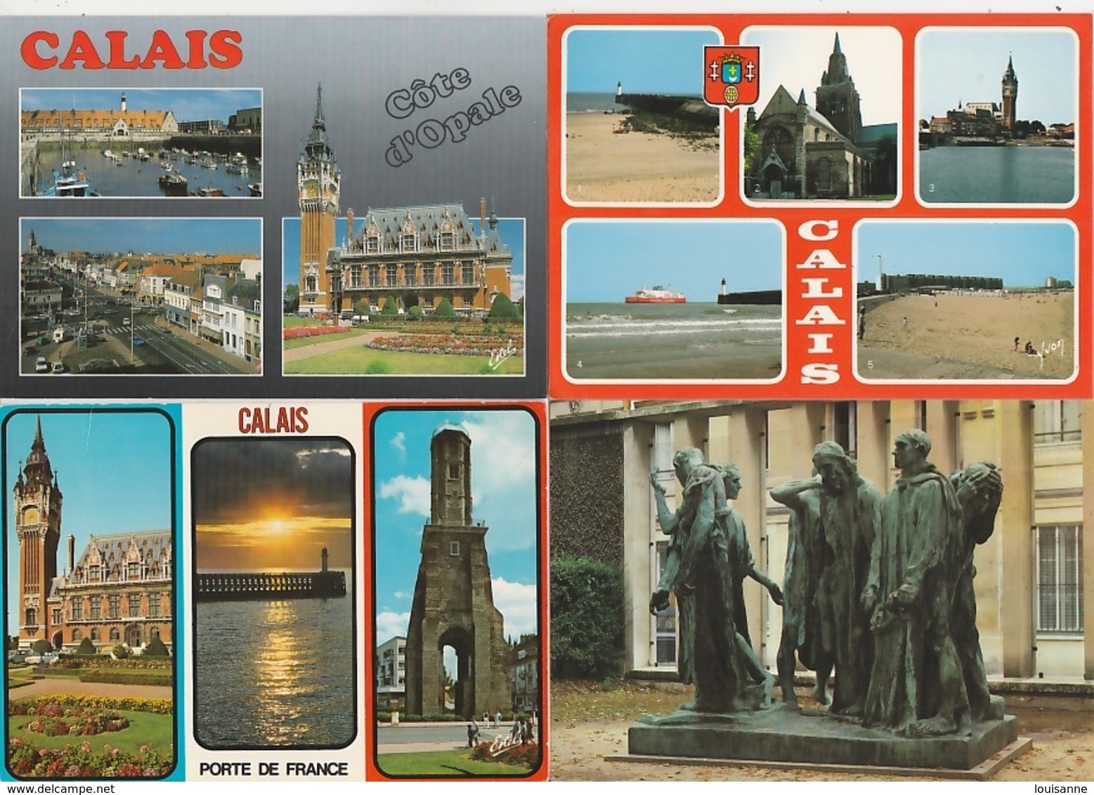 19 / 11 / 462. -   CALAIS  ( 62 ). - LOT  DE  18  C P M  - Toutes Scanées - 5 - 99 Cartes