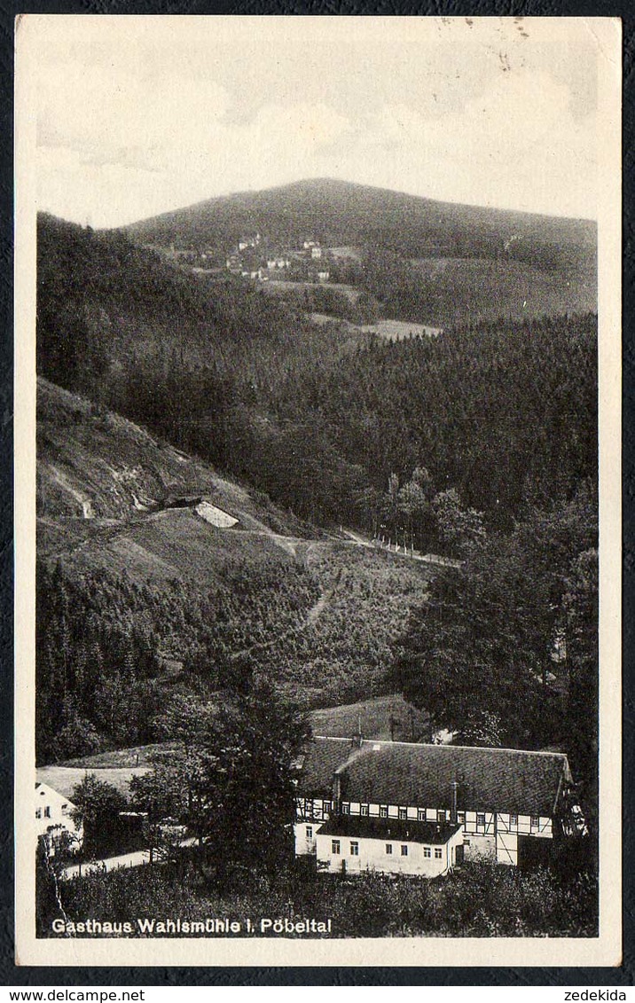 C8767 - Pöbeltal Gasthaus Gaststätte Wahlsmühle Mühle - Brück & Sohn Meißen - Dippoldiswalde