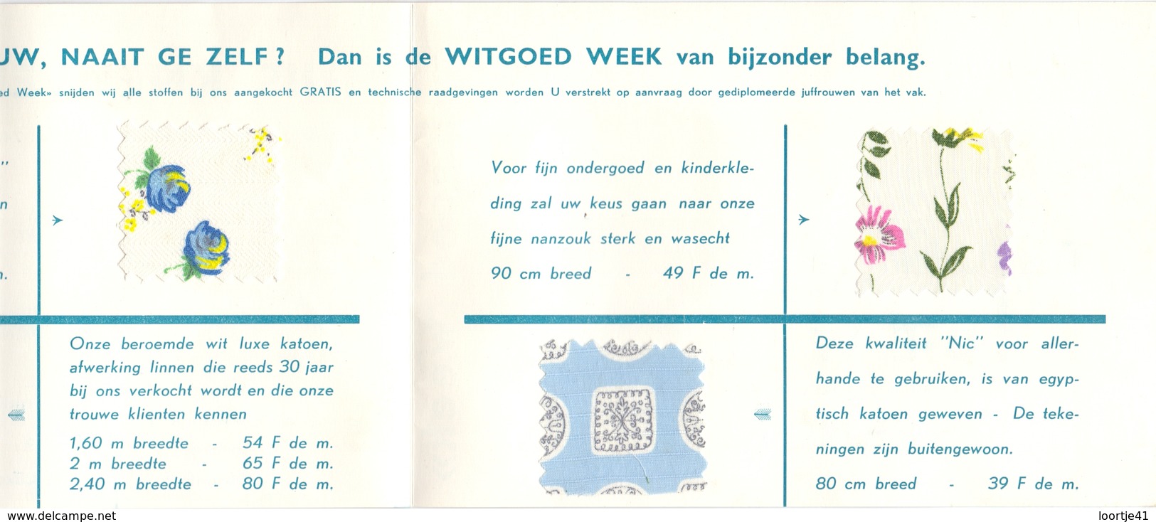 Pub Reclame - Katoenartikels Huis Kneuvels - Aalter  1960 - Publicités