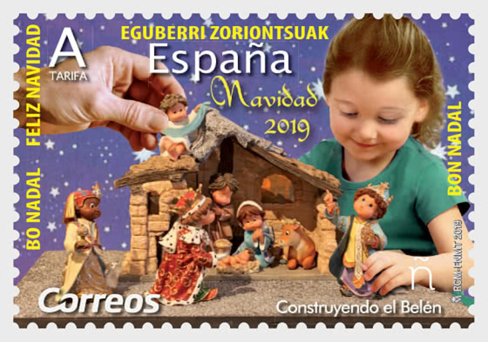 H01  Spain 2019  Christmas 2019 Building The Belen MNH Postfrisch - Nuovi