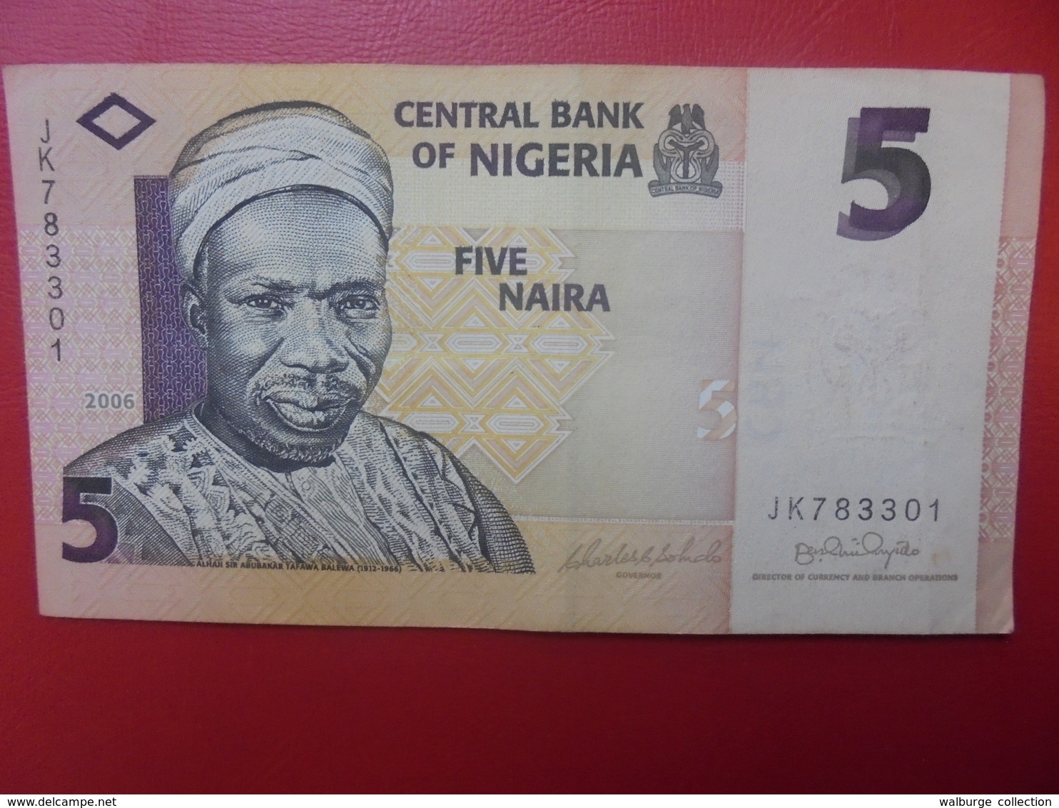 NIGERIA 5 NAIRA 2006 CIRCULER (B.9) - Nigeria