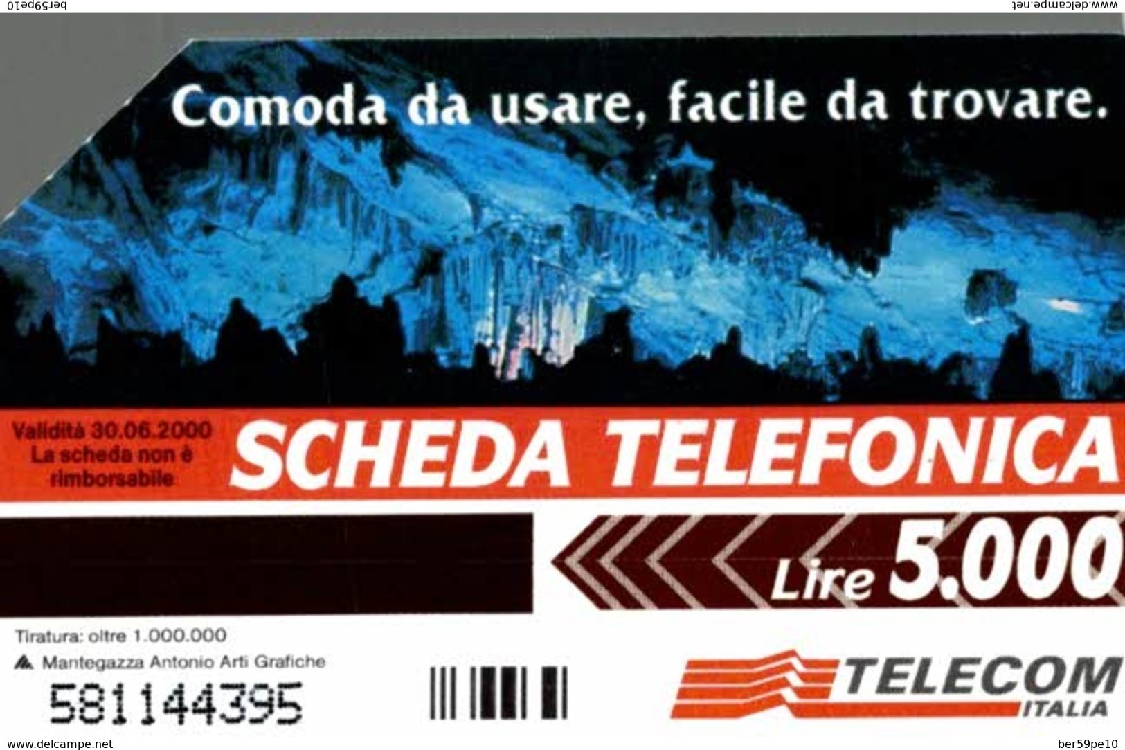 TELECOM ITALIA  LA SCHEDA TELEFONICA LIRE 5.000 - Collezioni