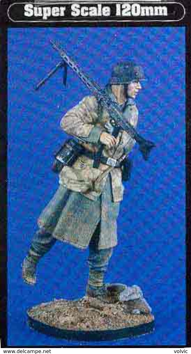 - VERLINDEN - Luftwaffe Field Division   Machinegunner WWII - 120 Mm - Réf 2053 - Figurine