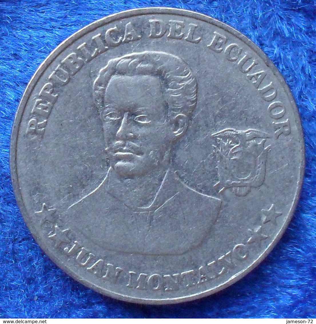 ECUADOR - 5 Centavos 2000 "Juan Montalvo" KM# 105 Reform Coinage (2000) Coin - Ecuador
