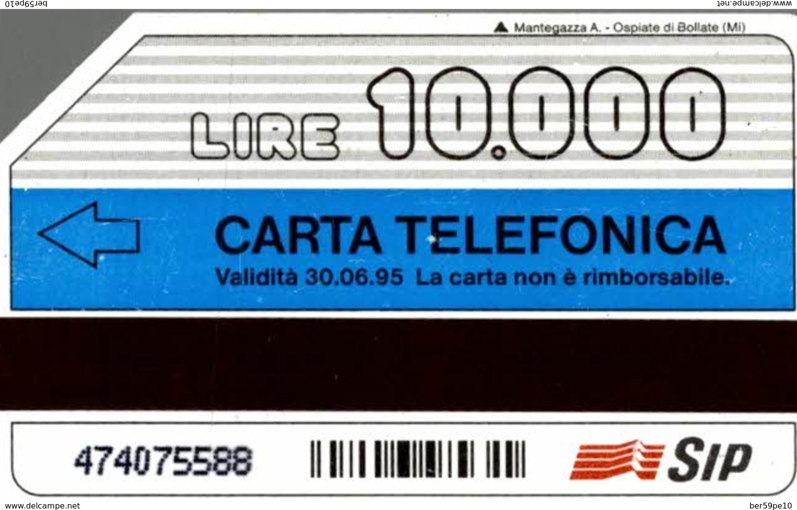 ITALIE CARTA TELEFONICA  SE TI GIRA DI INCURIOSIRE  LIRE 10.000 - [4] Sammlungen