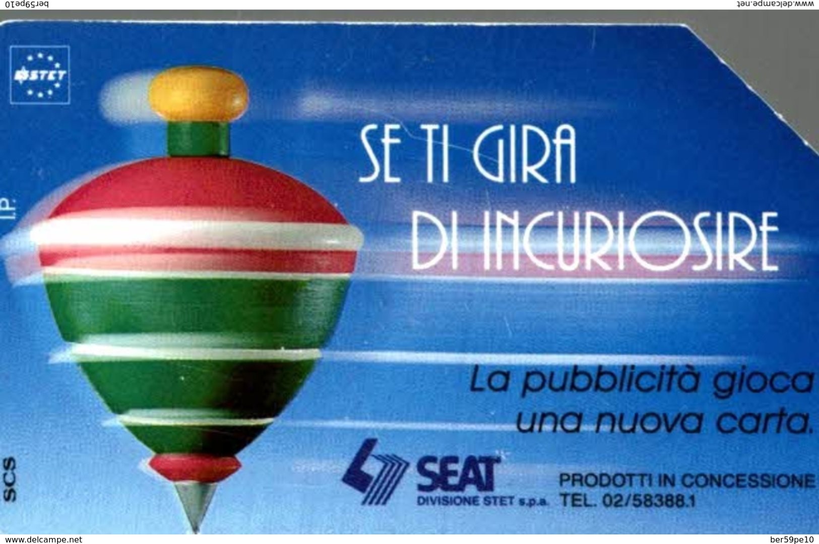 ITALIE CARTA TELEFONICA  SE TI GIRA DI INCURIOSIRE  LIRE 5.000 - Verzamelingen