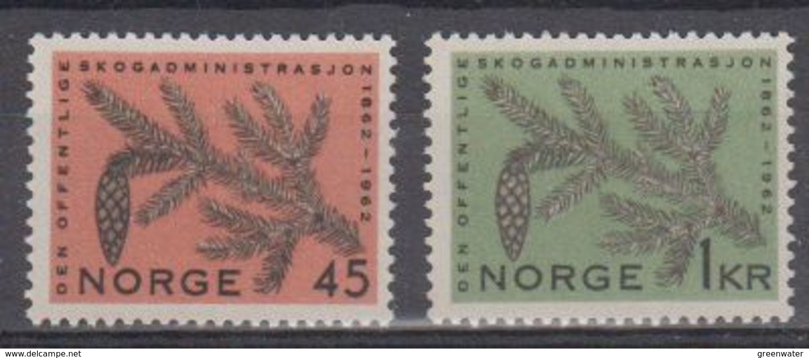 Norway 1962 Forstverwaltung 2v ** Mnh (45308) - Unused Stamps