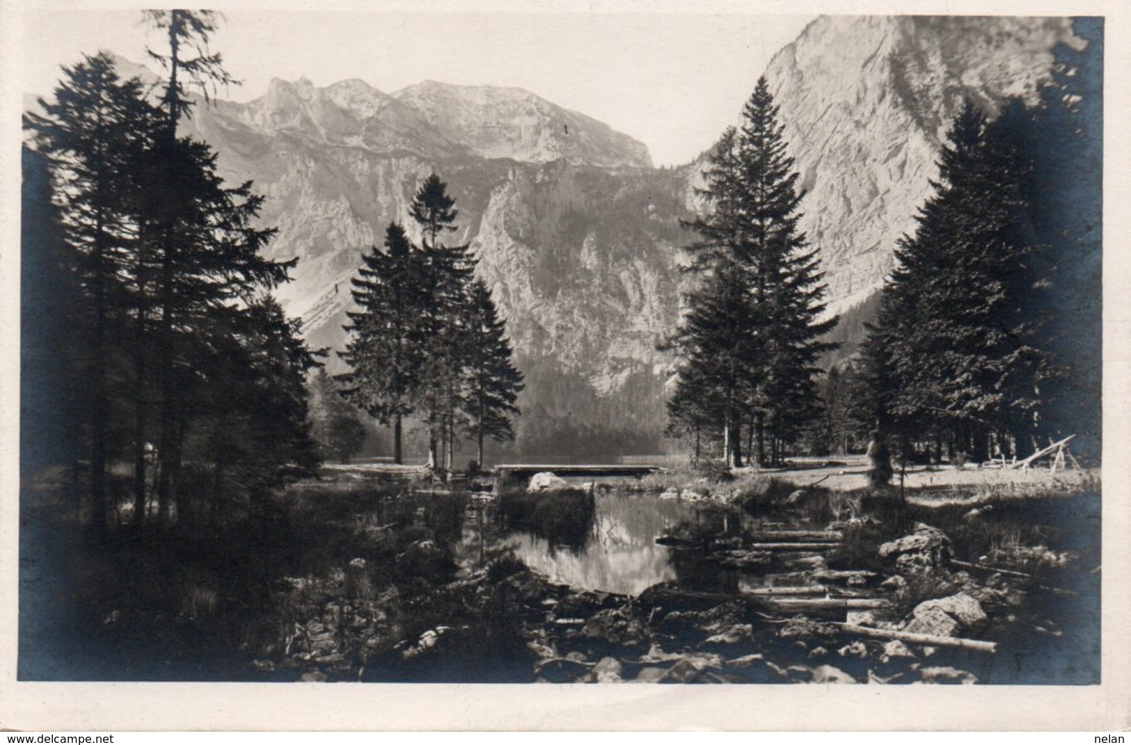 HINTERER LANGBATHSEE BEI EBENSEE-REAL PHOTO-1933 - Ebensee