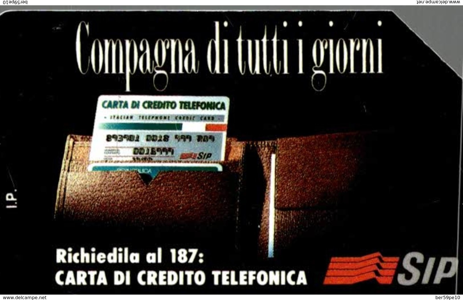 ITALIE CARTA TELEFONICA CAMPAGNA DI TUTTI I GIORNI  LIRE 10.000 - Verzamelingen