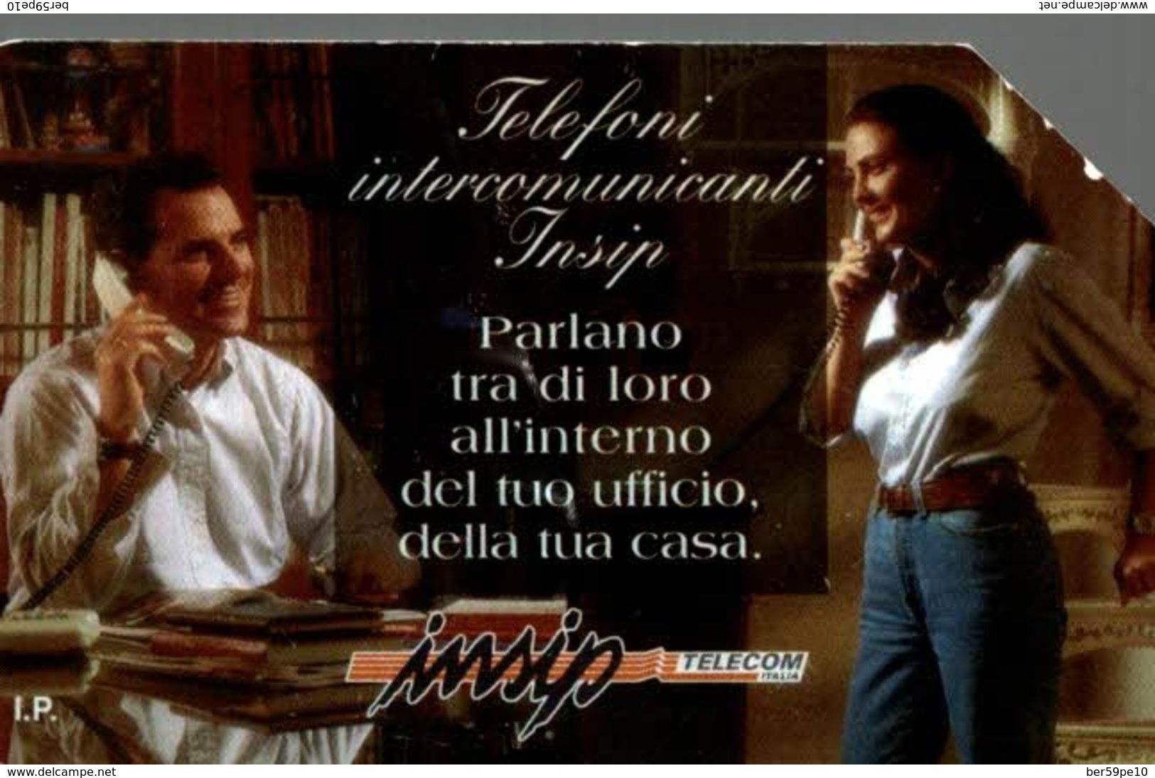ITALIE CARTA TELEFONICA TELEFONI INTERCOMUNICATI INSIP  LIRE 5.000 - Collections