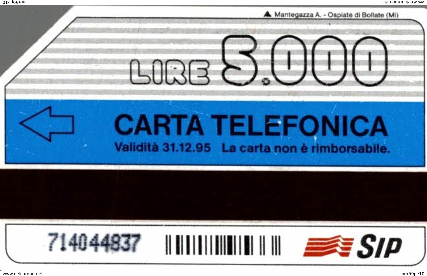 ITALIE CARTA TELEFONICA  IL NUMERO VERDE METTE IN MOTO I BUONI AFFARI  LIRE 5.000 - Verzamelingen