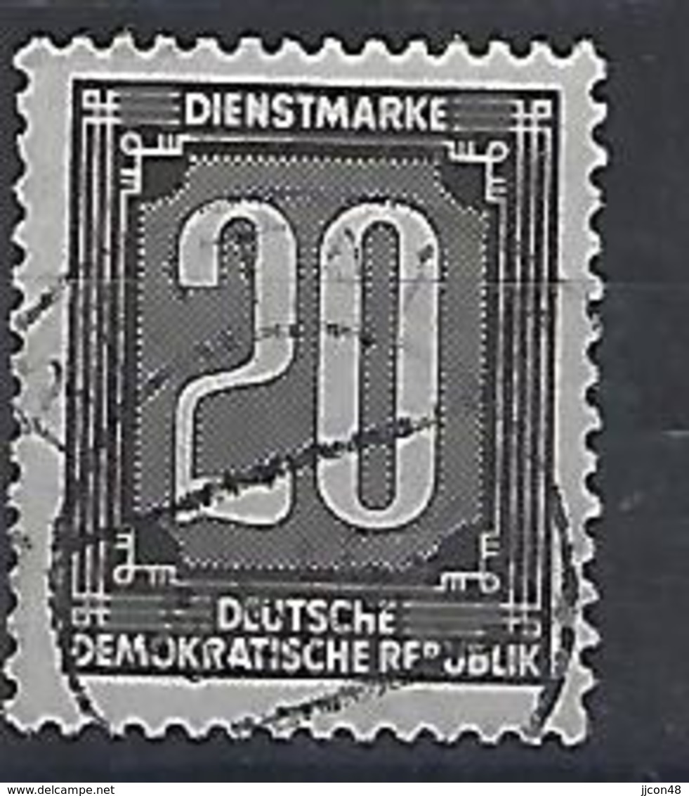 Germany (DDR) 1956 Dienstmarken B (o) Mi.3 - Afgestempeld