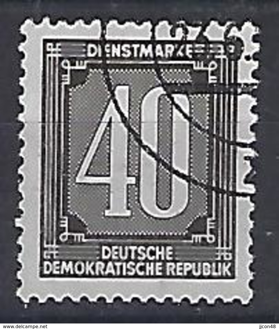 Germany (DDR) 1956 Dienstmarken B (o) Mi.4 - Oblitérés