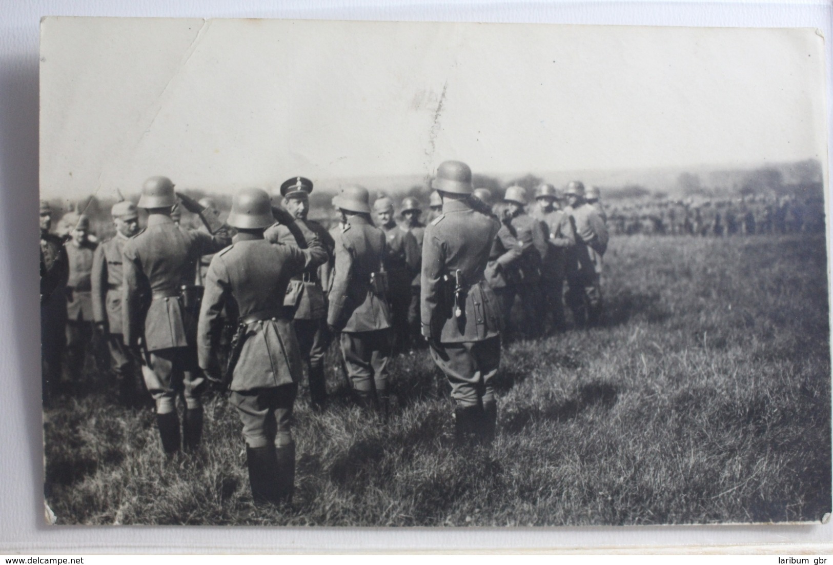 AK Deutschland Gruppe Soldaten Feldpost 1917 Gebraucht #PG607 - Sonstige & Ohne Zuordnung