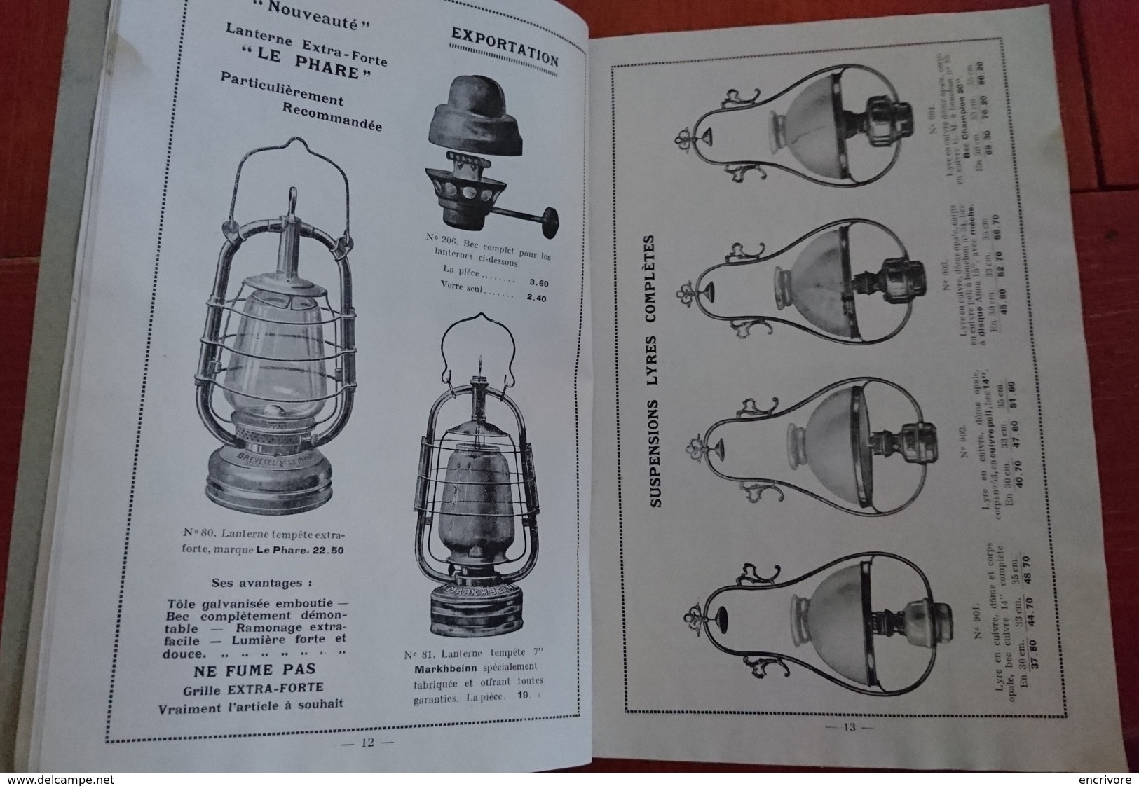 Catalogue MARKHBEINN Manufacture D'articles D'éclairage Paris - Matériel Et Accessoires