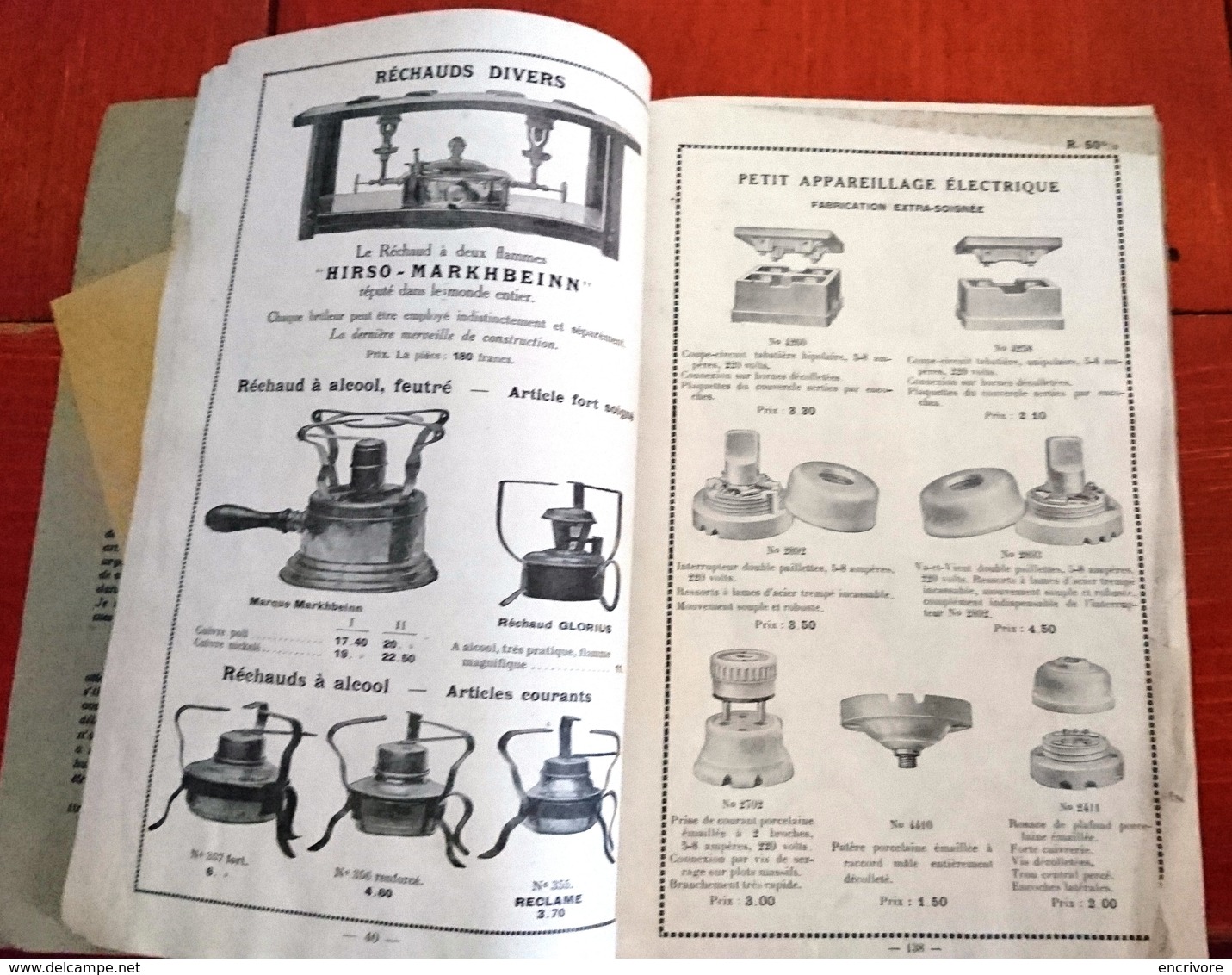 Catalogue MARKHBEINN Manufacture D'articles D'éclairage Paris - Matériel Et Accessoires
