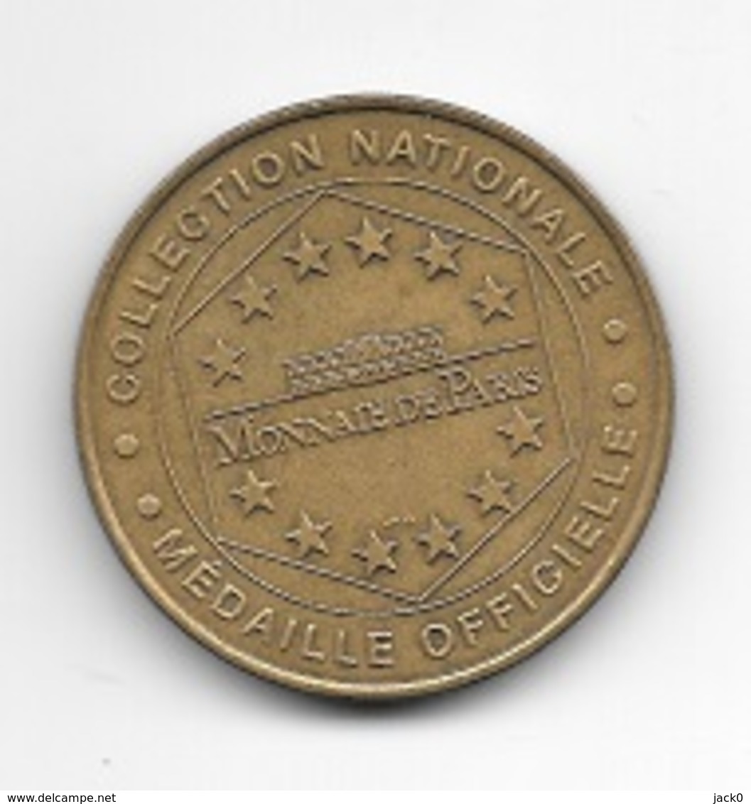 Médaille Touristique  Monnaie De Paris, Animal, ALSACE, LA  MONTAGNE  DES  SINGES - Sin Fecha