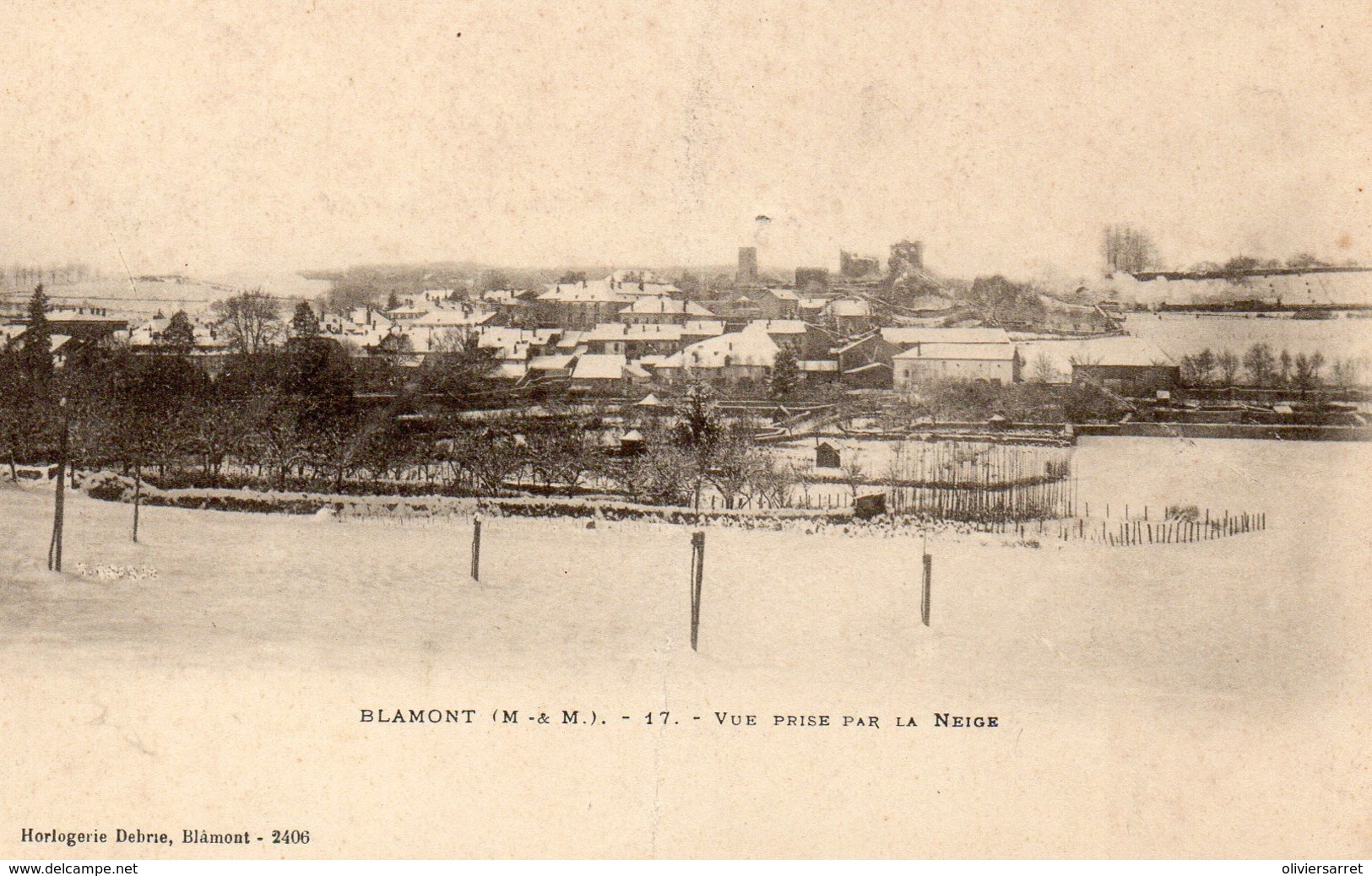 Blamont Sous La Neige - Blamont