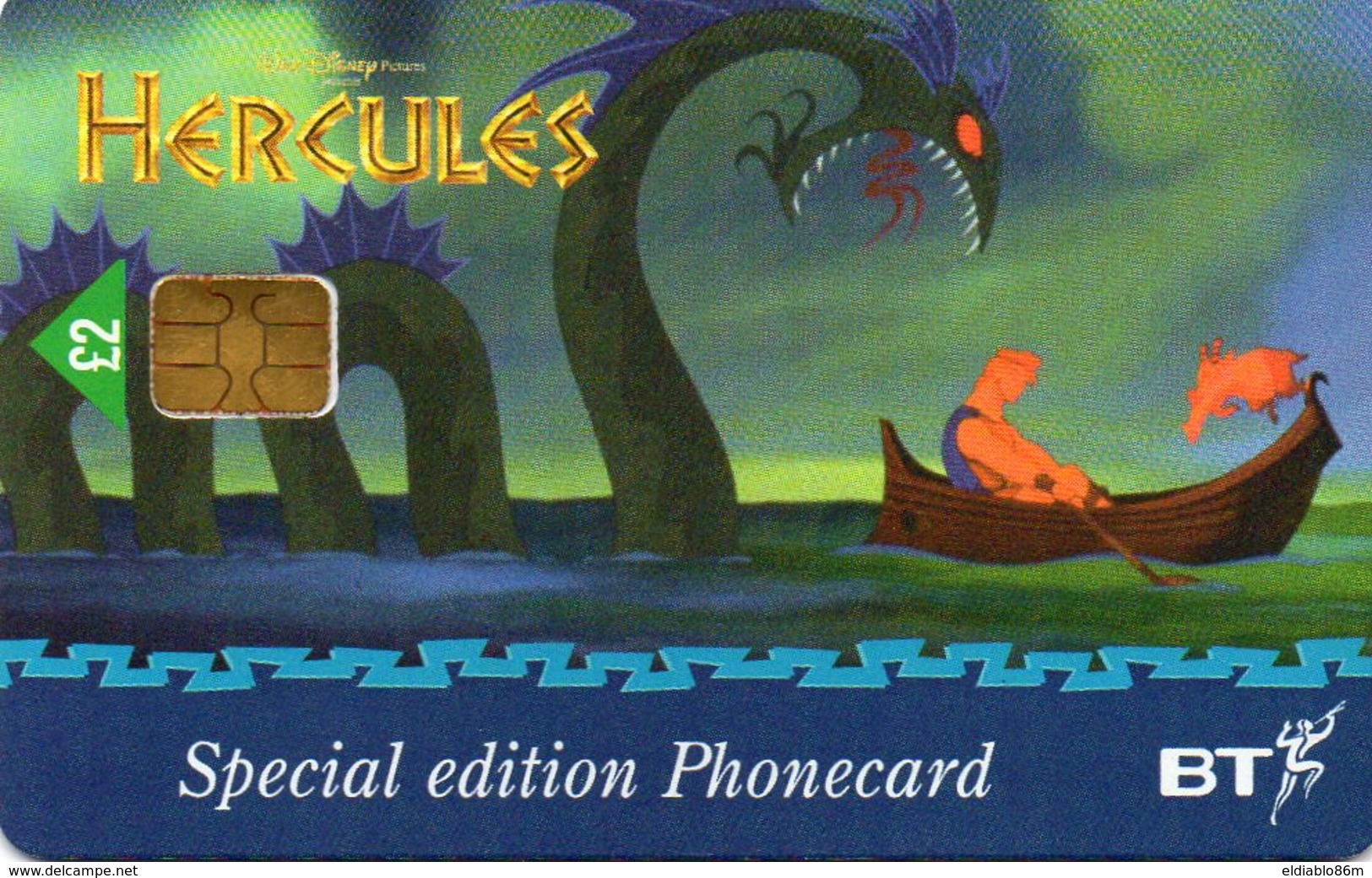 UNITED KINGDOM - THEMATIC CARTOON HERCULES - BT Promotional