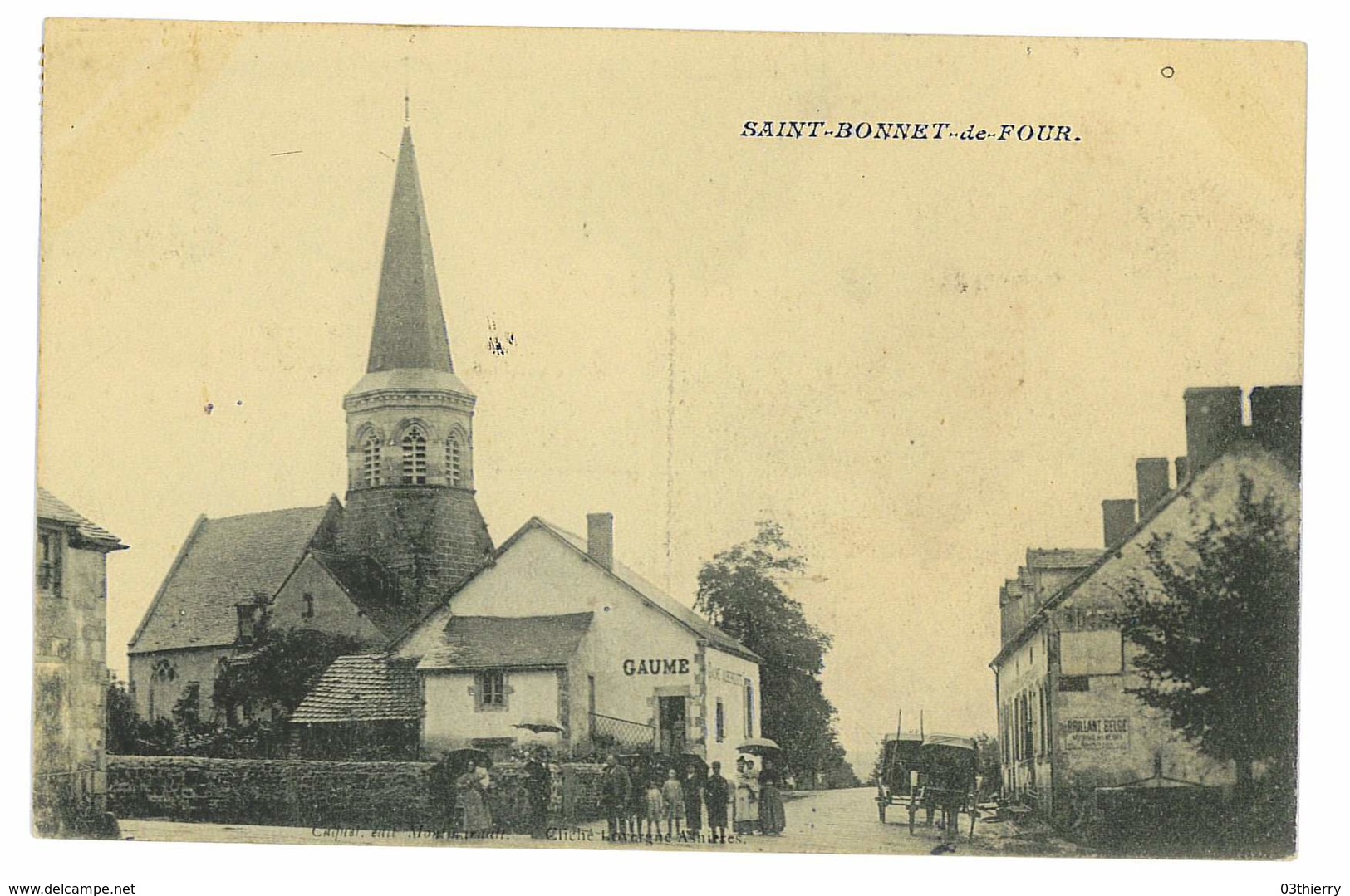 CPA 03 SAINT-BONNET-DE-FOUR - Autres & Non Classés