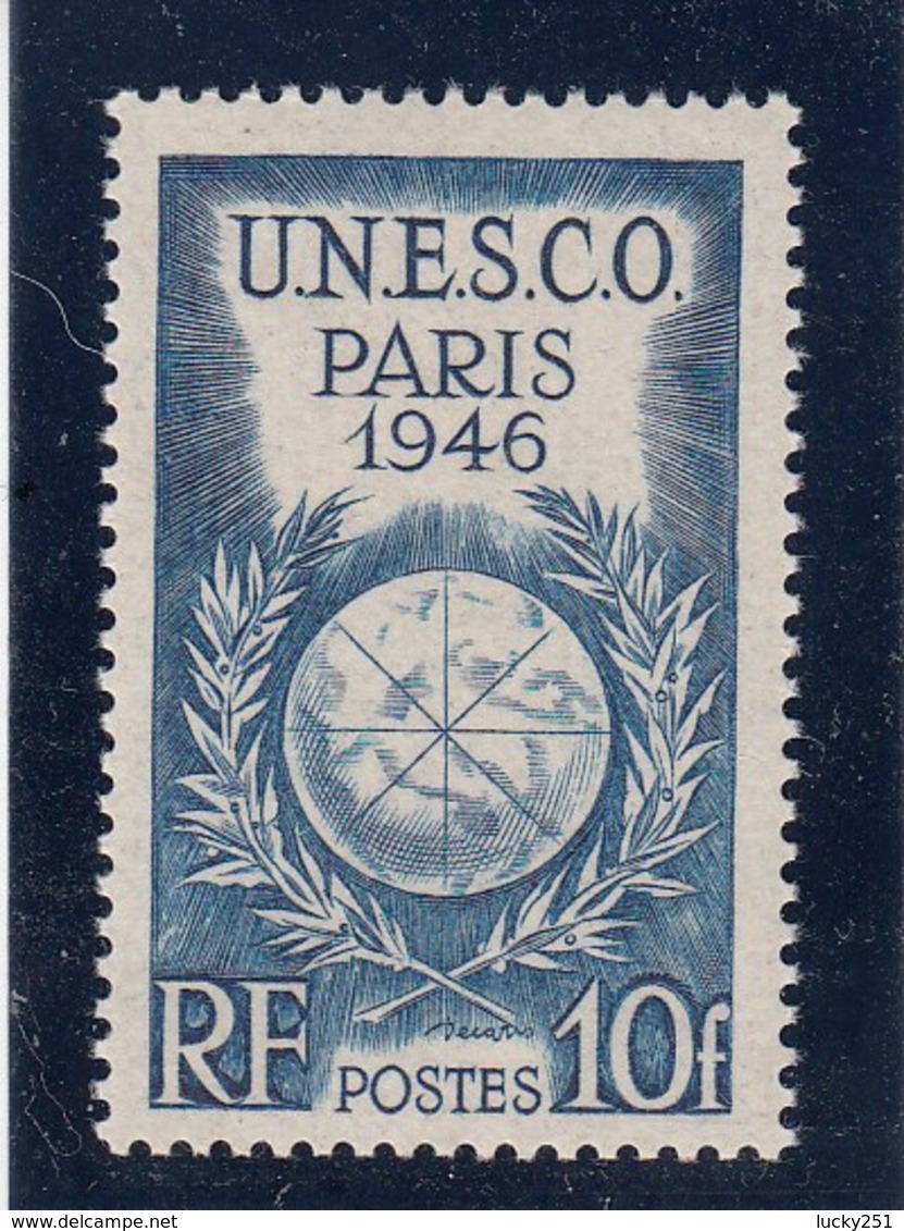 France - 1946 - N° YT 771** - Conférence Générale De L'UNESCO, à Paris - Nuovi