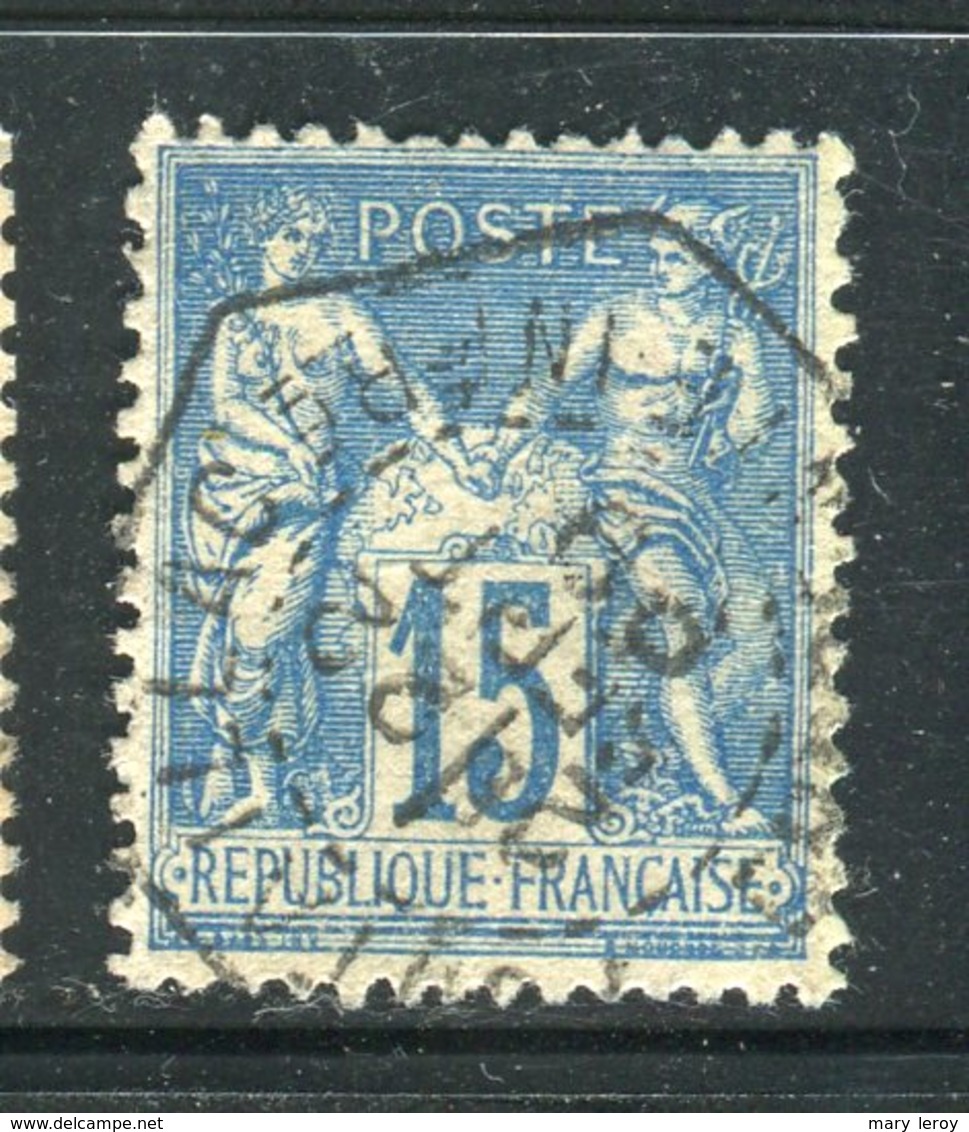 Superbe N° 101 - Cachet Temporaire De Fontaillac ( 1899 ) - 1876-1898 Sage (Tipo II)