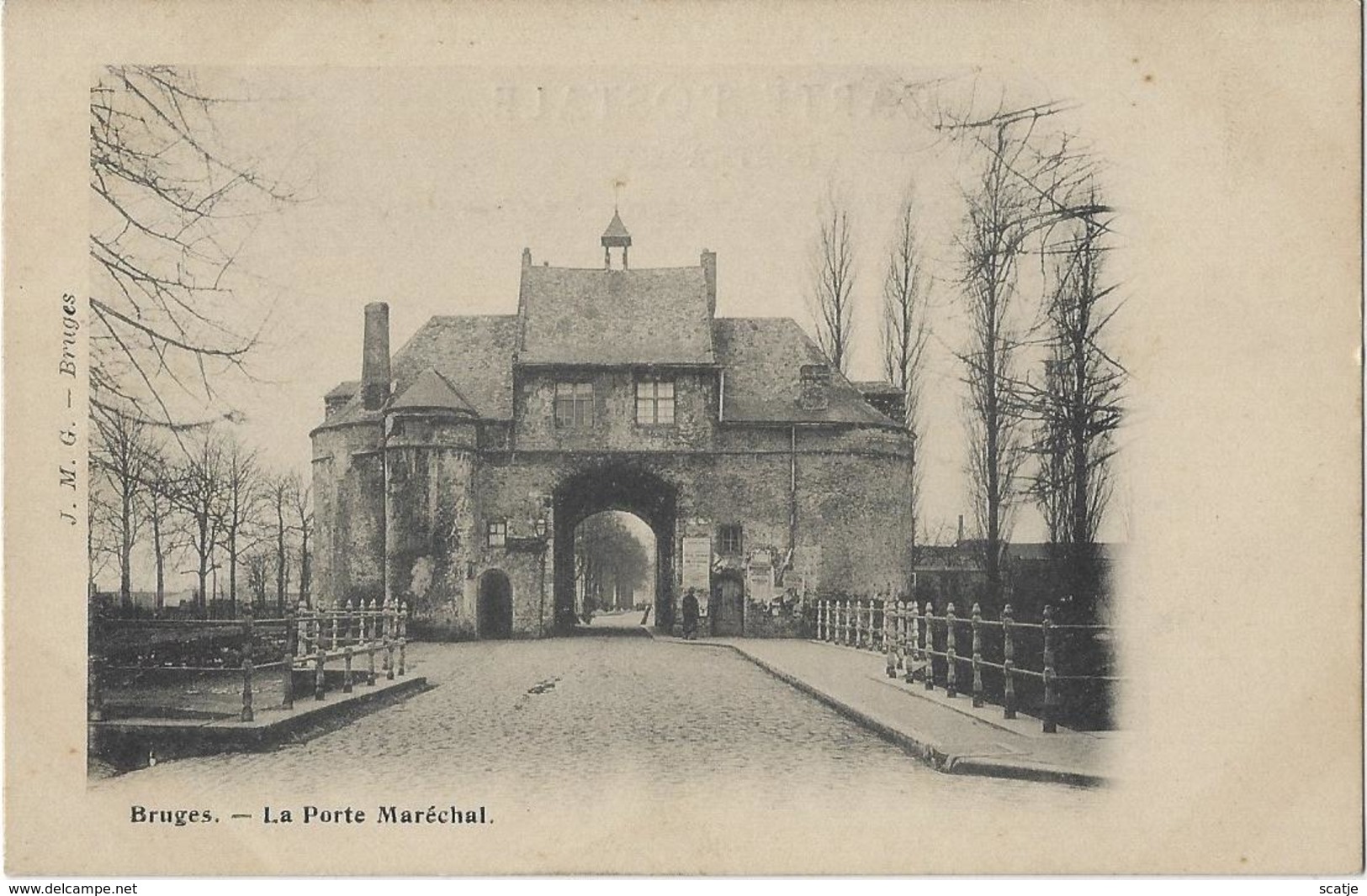 Bruges.  -   Le Porte Maréchal   -   1900 - Brugge