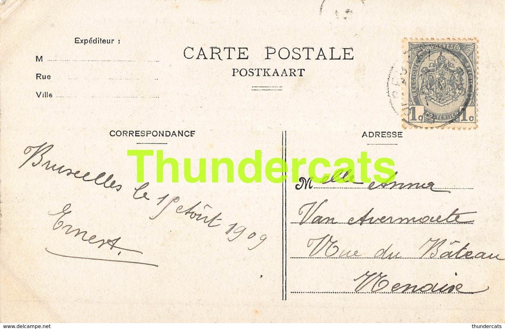 CPA BRUXELLES LA GRAND POSTE - Monuments, édifices