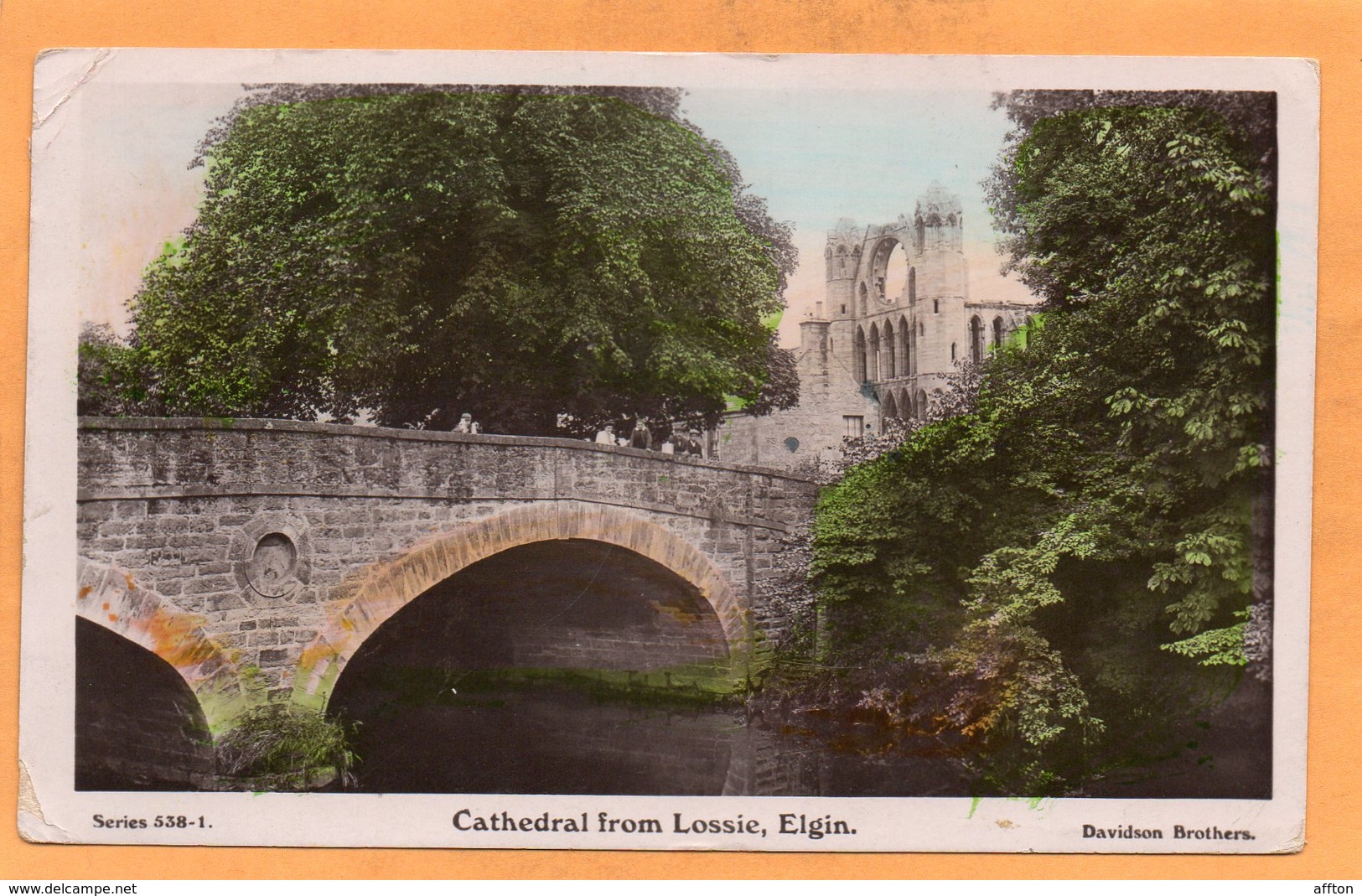 Elgin UK 1907 Real Photo Postcard - Moray