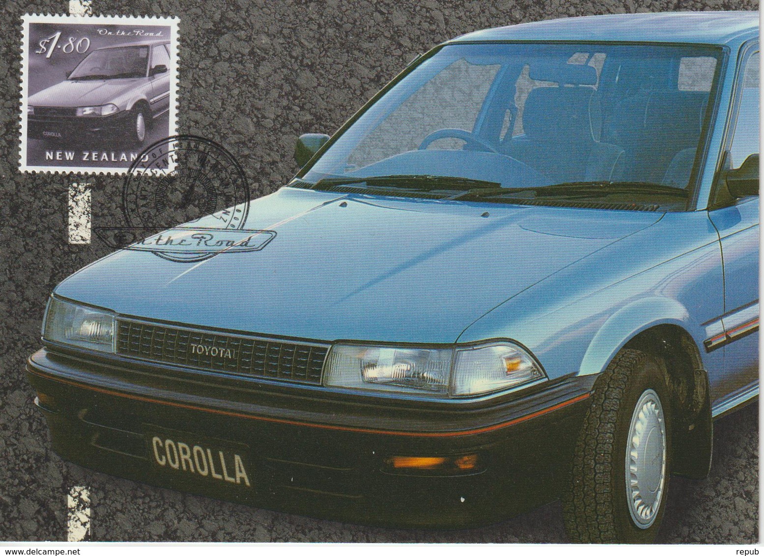 Nouvelle Zélande Carte Maximum 2000 Voiture Toyota 1769 - Storia Postale