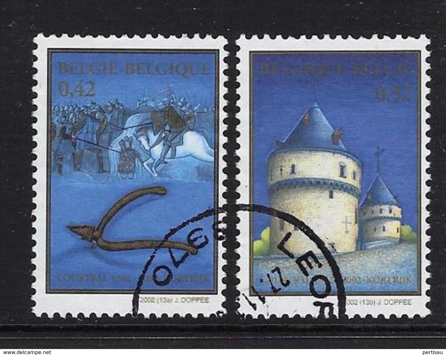 Slag Der Gulden Sporen 2002 - Used Stamps