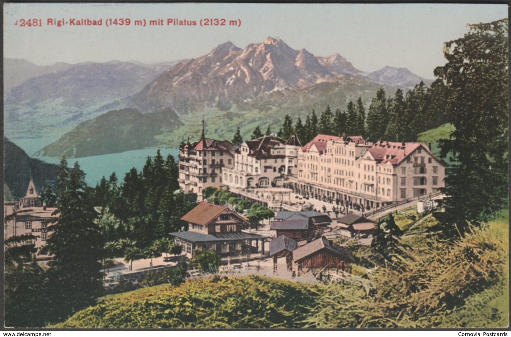 Rigi-Kaltbad Mit Pilatus, C.1910s - Photoglob AK - Other & Unclassified