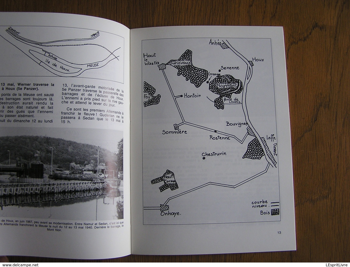 MAI 1940 ROMMEL TRAVERSE L ENTRE SAMBRE ET MEUSE Dinant Bouvignes Yvoir Flavion Anhée Haut Le Wastia Sivry Philippeville