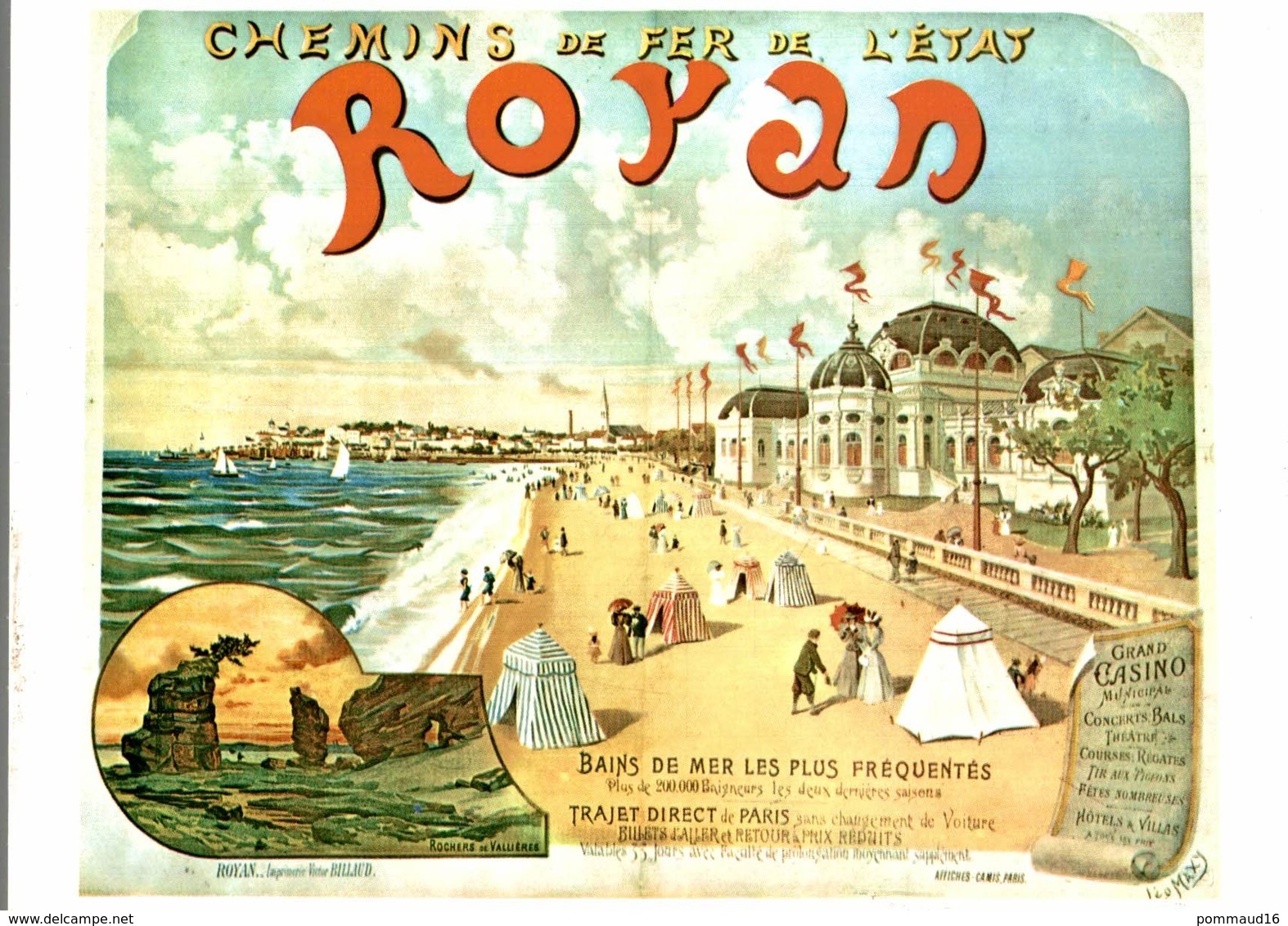 CP Chemin De Fer De L'état : Royan  - Reproduction - Autres & Non Classés