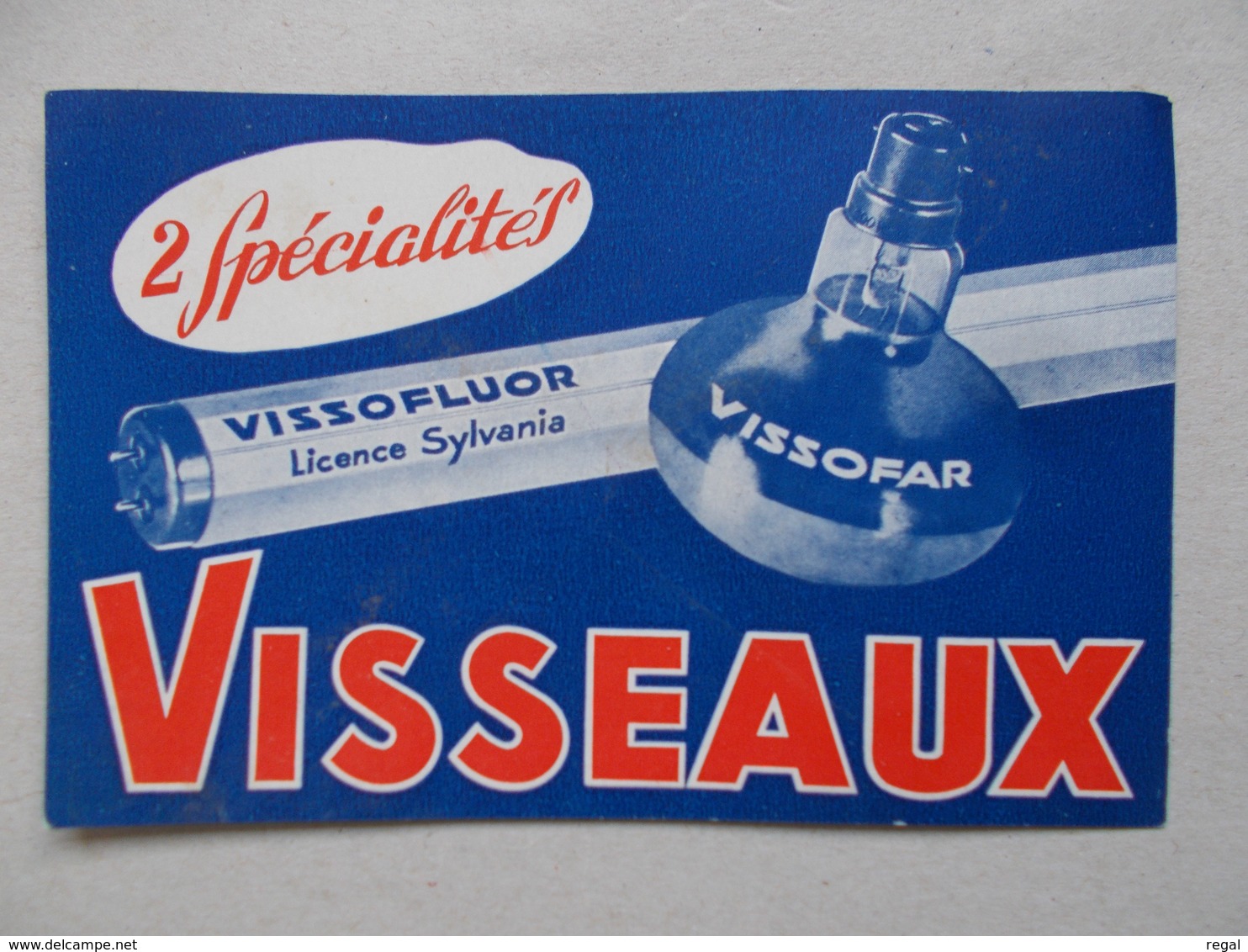 CPA VISSEAUX 2 Spécialités - VISSOFLUOR Et VISSOFAR - Advertising