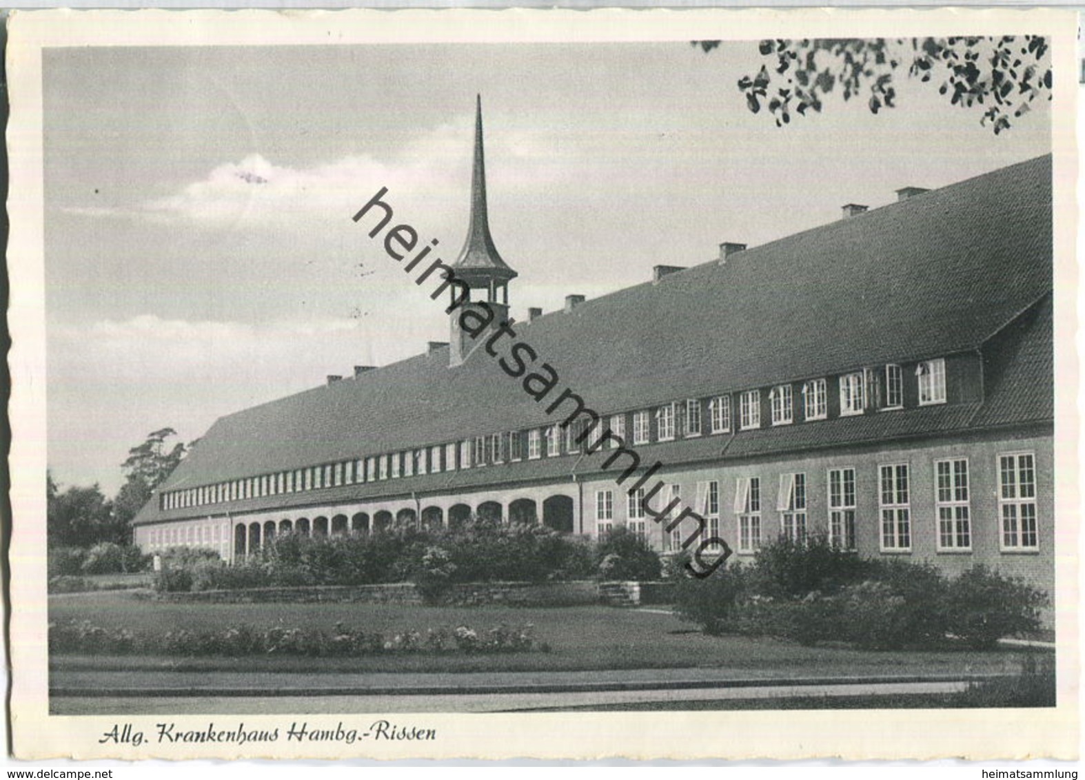 Hamburg-Rissen - Allgemeines Krankenhaus - Verlag W. Franke Hamburg - Altona