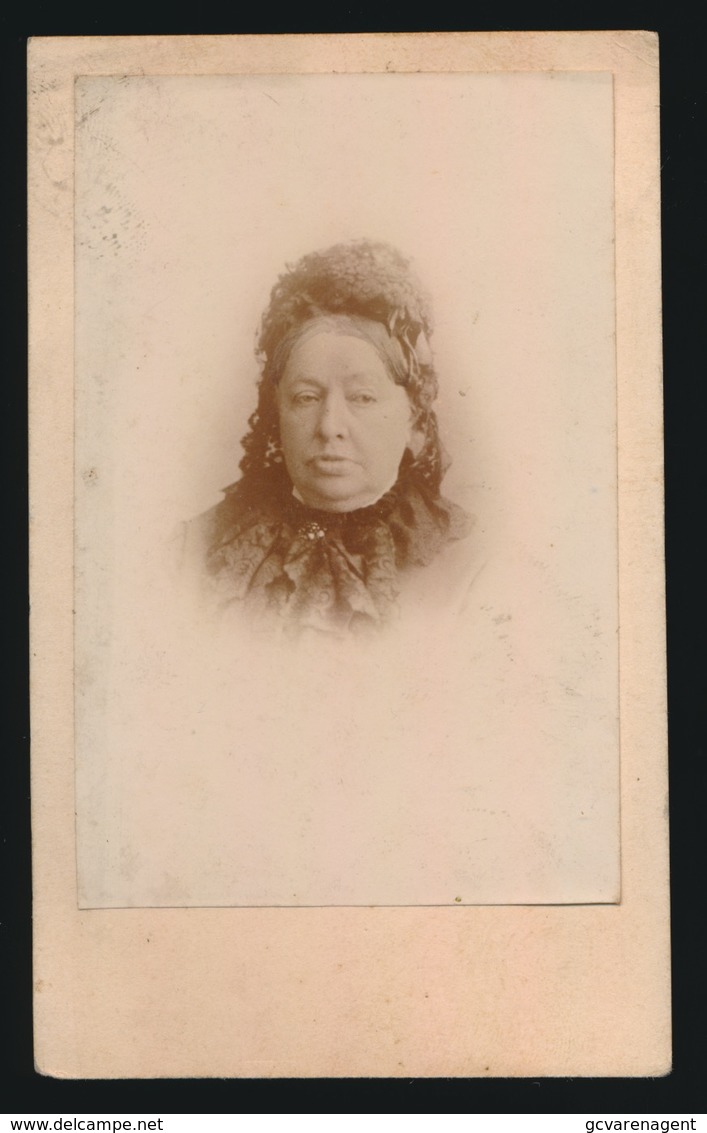 FOTO - MELANIE DE COCK - HILLEGEM 1814 - DEINZE 1895   2 SCANS - Avvisi Di Necrologio