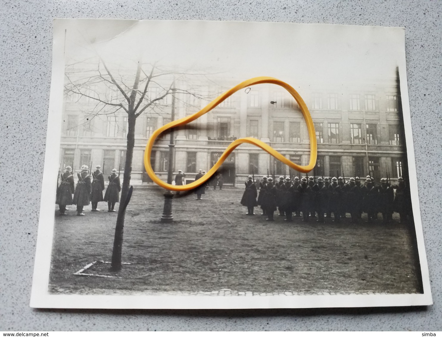 Bruxelles Photo Originale école Militaire Prestation De Serment 1931 - Autres & Non Classés