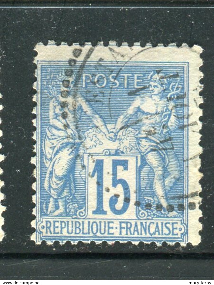 Rare N° 90 Cachet à Date Perlé D'Estang ( Gers ) - 1876-1898 Sage (Type II)