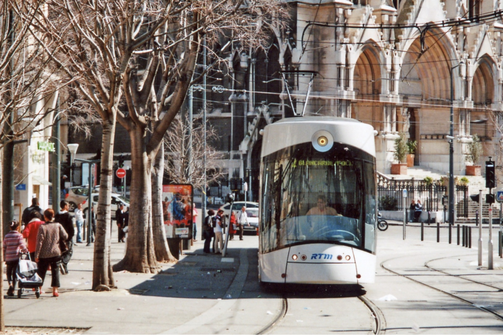 Marseille (13) 04/04/2009 Tramway De Marseille - Ligne T2 Station Réformés Canebière - Rame Flexity Outlook Type C - Tranvía