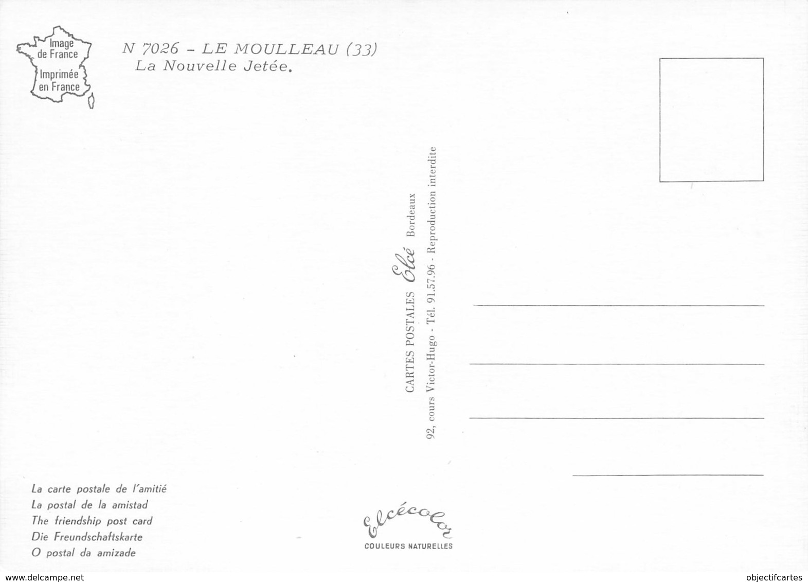 33 LE MOULLEAU Bassin D Arcachon La Nouvelle Jetee  48 (scan Recto Verso)MG2814 - Arcachon