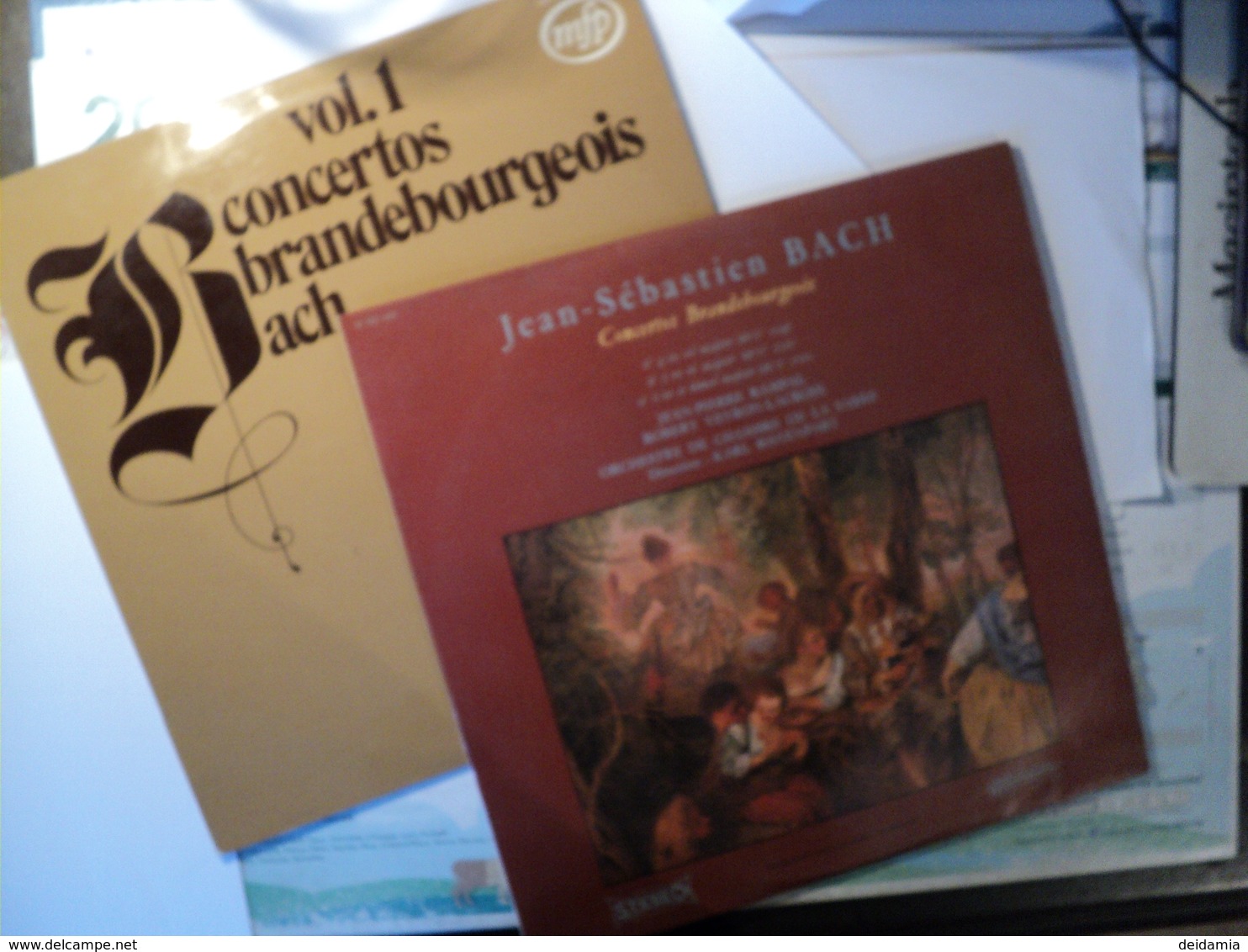 JEAN SEBASTIEN BACH. LOT DE DEUX 33 TOURS. ANNEES 70 / 80 MUSIDISC 30 RC 649 / MFP 6050. CONCERTOS BRANDEBOURGEOIS N4 / - Classical