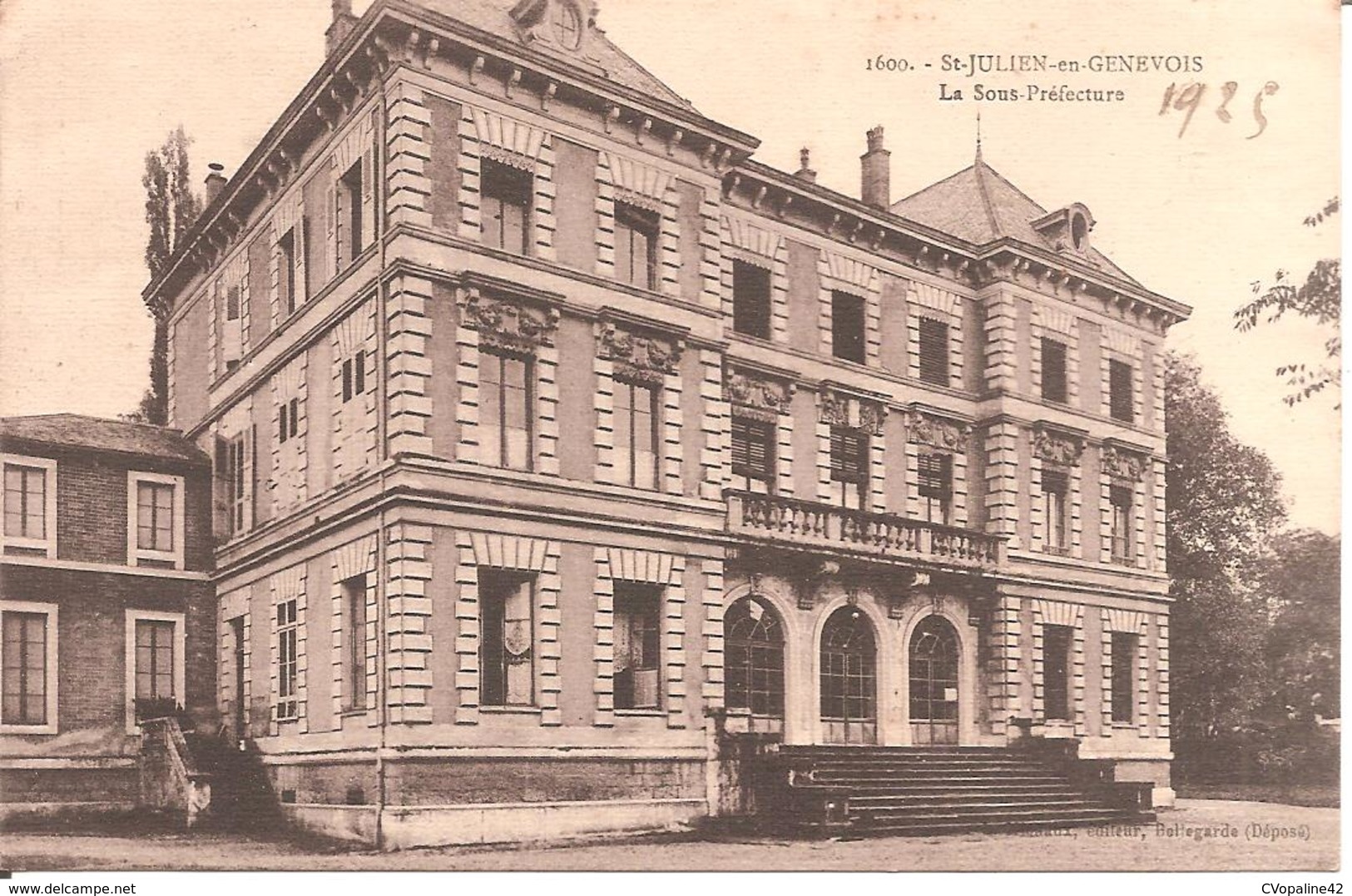 ST-JULIEN-EN-GENEVOIS (74) La Sous-Préfecture En 1925 - Saint-Julien-en-Genevois