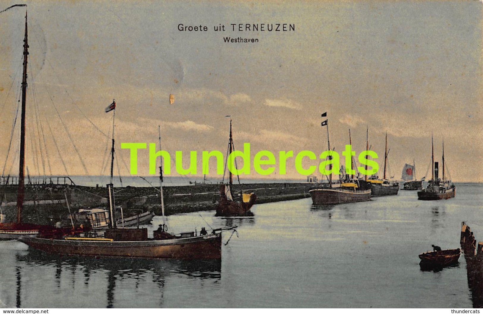 CPA TERNEUZEN GROETE UIT WESTHAVEN GROETEN - Terneuzen