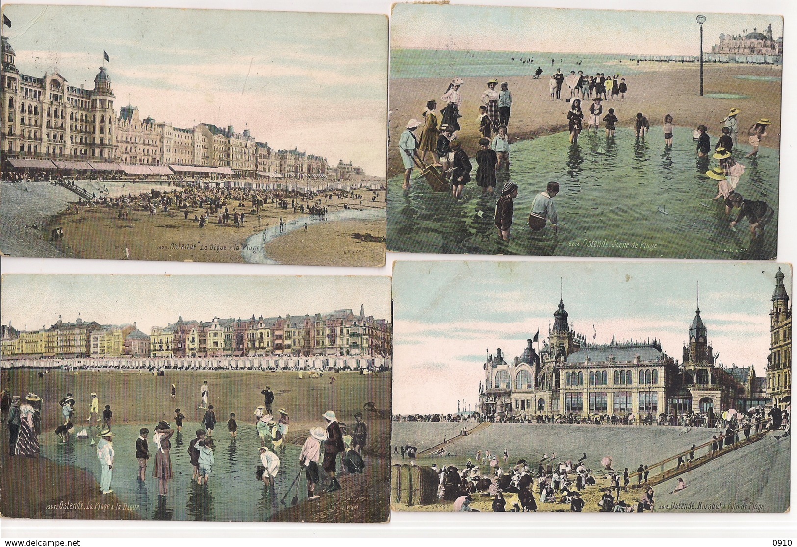 OOSTENDE-OSTENDE "12 PK  SCENE DE PLAGE-STRANDPLEZIER" ALLEN VAN AQUA PHOTO - 5 - 99 Cartes