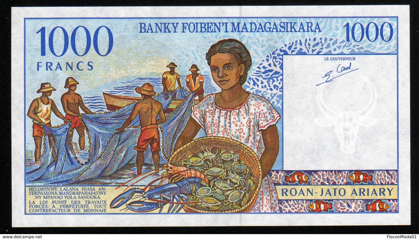 Madagascar 1998 1000 Francs UNC Neuf Parfait - Madagascar