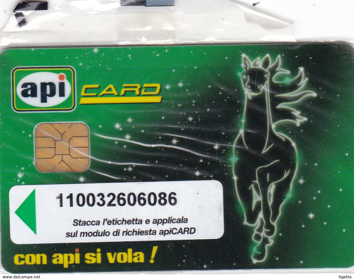 SCHEDE TESSERE SERVIZIO CARBURANTI API CARD NON ATTIVA - Altri & Non Classificati