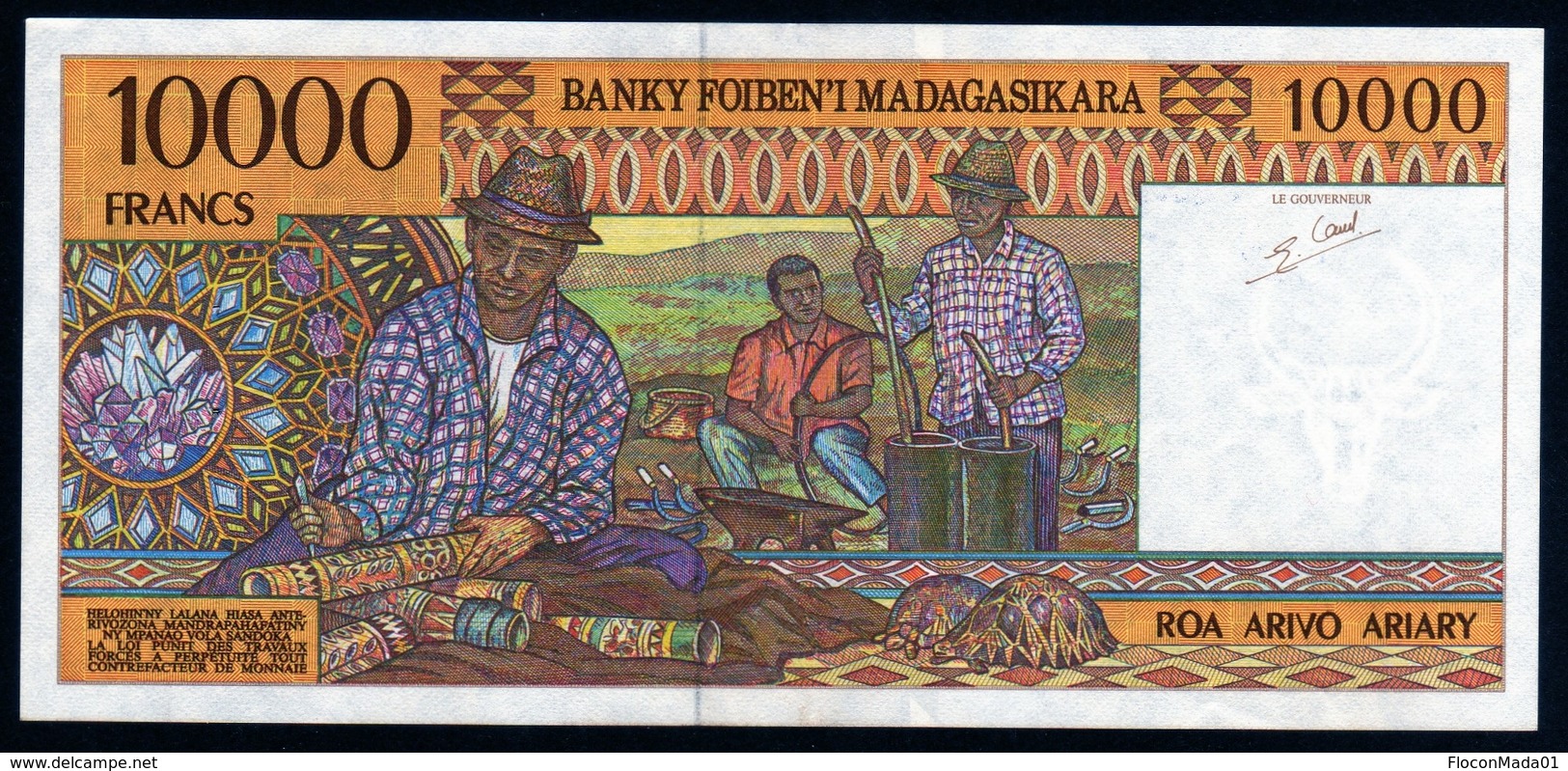 Madagascar 1998 10000 Francs UNC Neuf Parfait - Madagascar